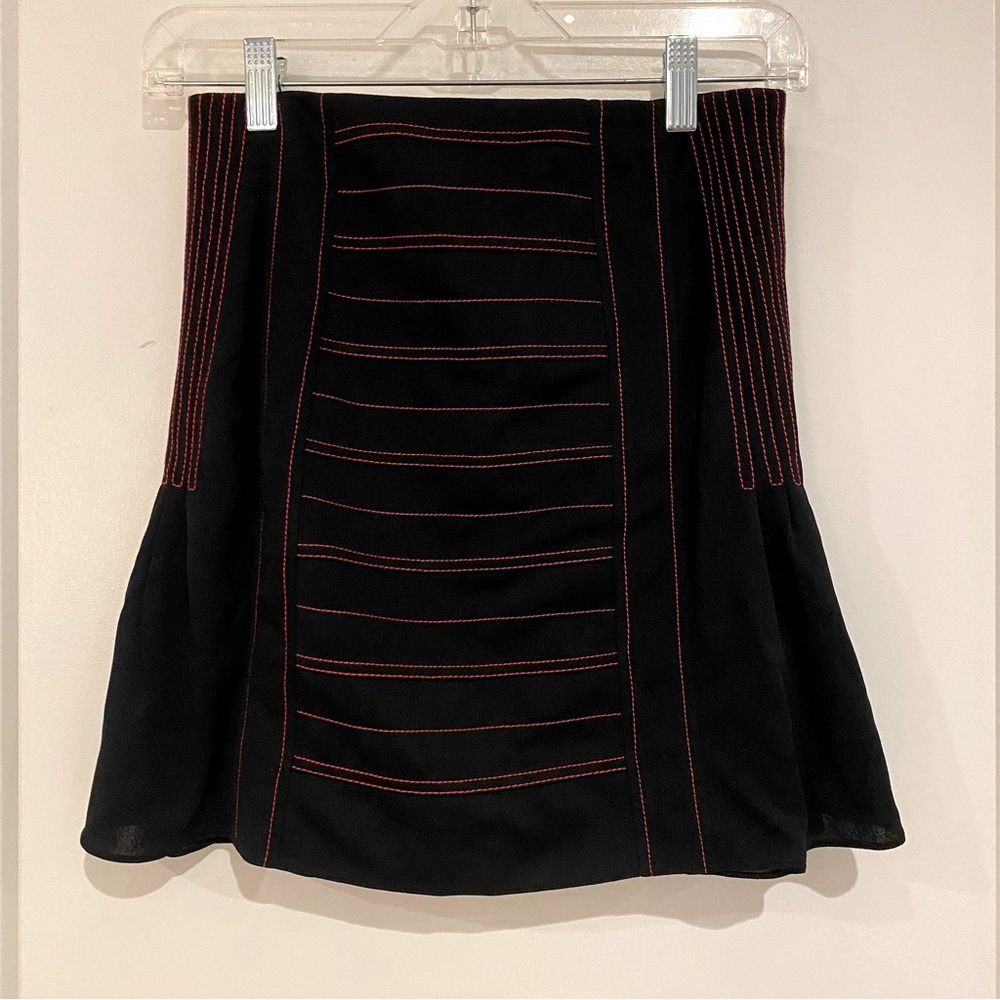 ATLEIN Striped Mini Skirt